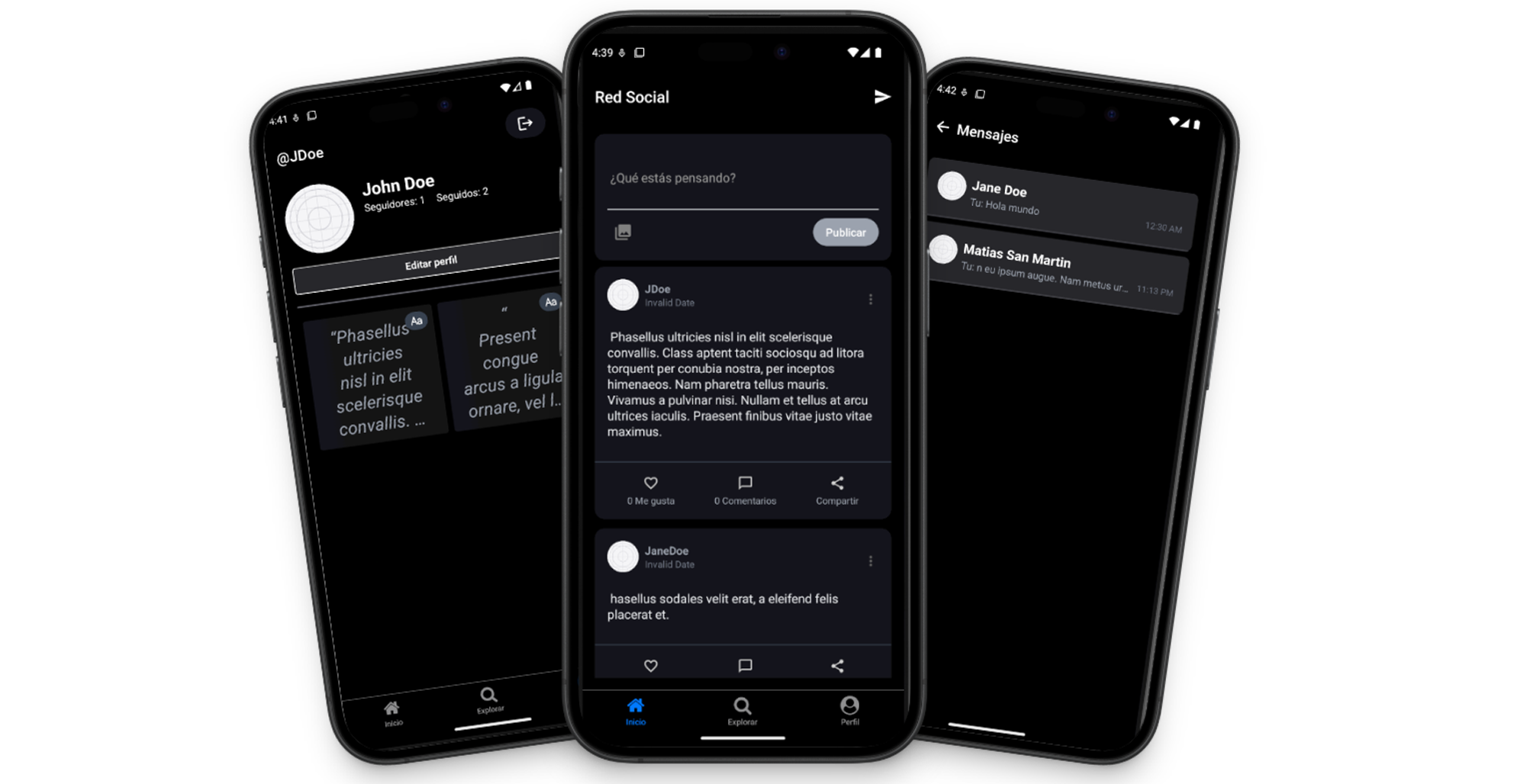 Imagen de Red Social (React Native)